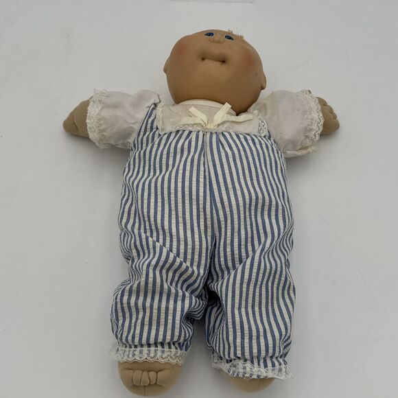 1985 Preemies Cabbage Patch Kid Doll Blue Eyes Blue Signature Factory CPK - Picture 16 of 16